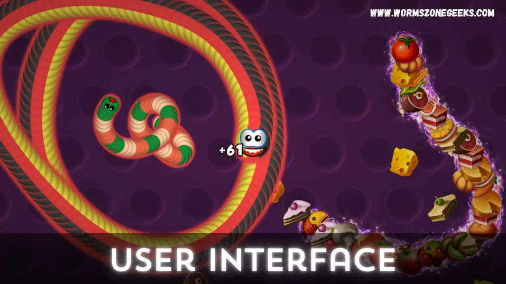 User Interface Worms Zone