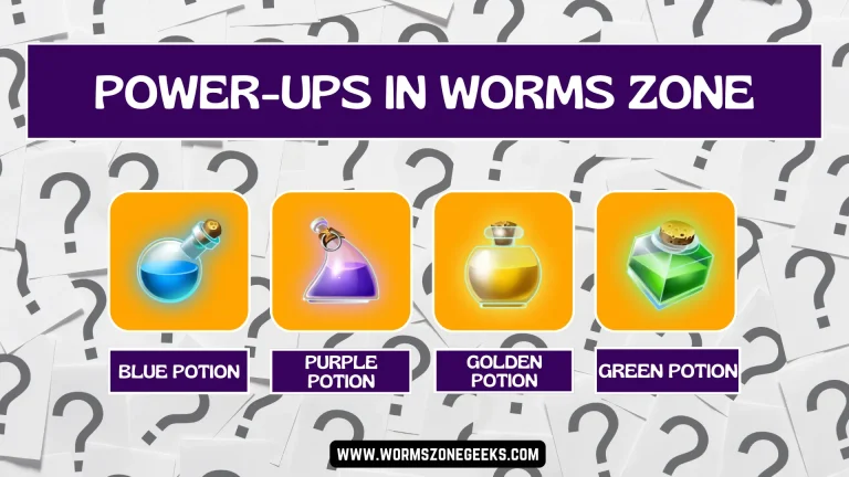 How to Use Power-Ups in Worms Zone
