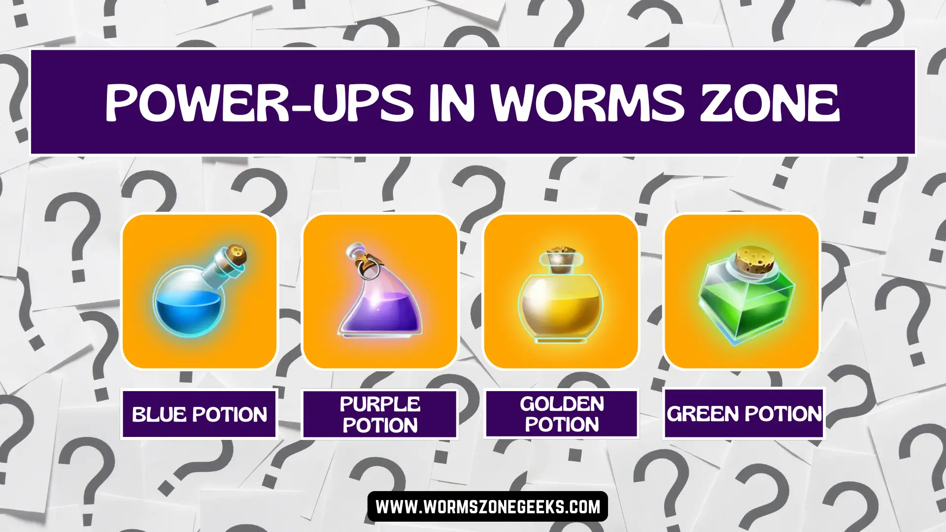 How to Use Power-Ups in Worms Zone